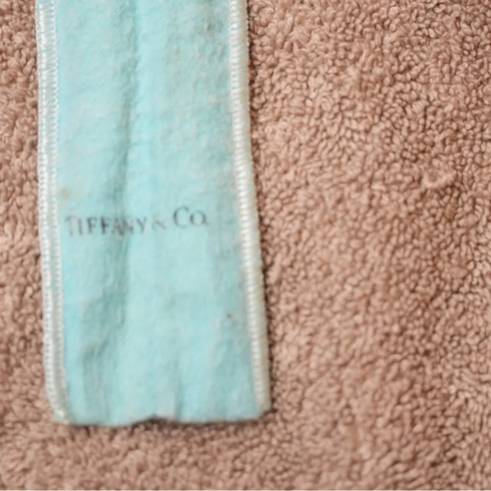 Tiffany & Co. Blue Velvet Jewelry Pouch